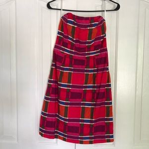 Banana Republic, Size 0, Multi-Colored Plaid